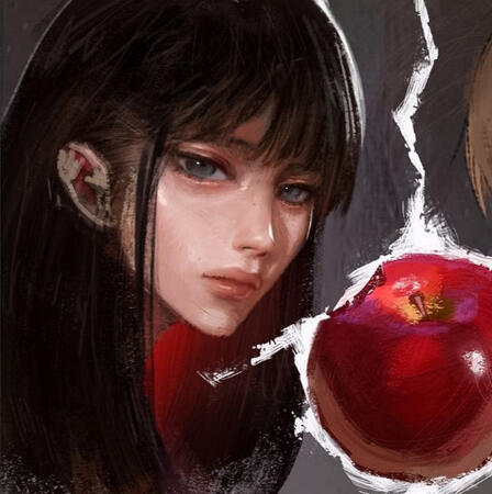 “Naomi Misora” — Original Character design, Photoshop, 2025