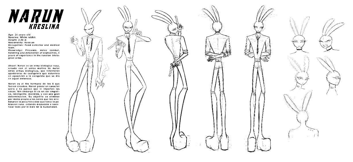 “Narun K.” — Original Character design, Photoshop, 2025 “Narun K.” — Original Character design, Photoshop, 2025
