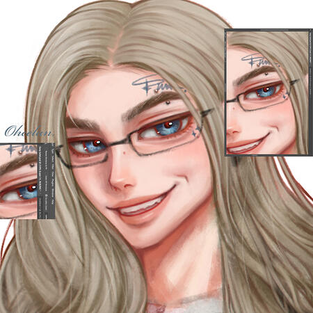 “Sony S.” — Original Character design, Photoshop, 2025 “Sony S.” — Original Character design, Photoshop, 2025